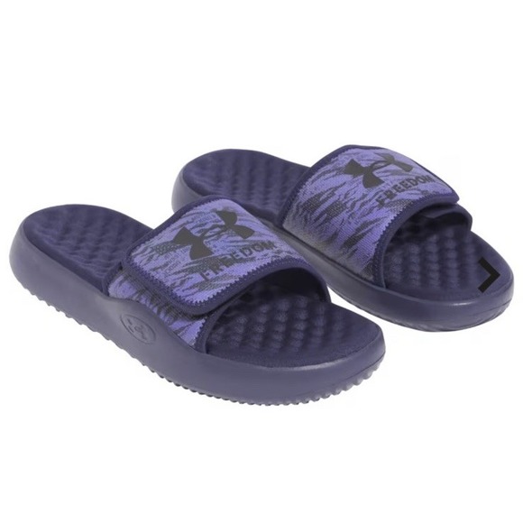 Under Armour Ignite Pro 8 Freedom‎ Slides for Men - Midnight Navy - 12 main image 6